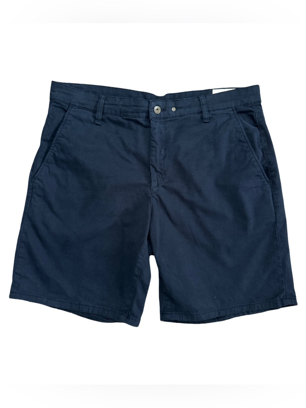 Rag & Bone Perry Shorts Mens 36 Navy Blue Cotton Twill Chino 9 Inseam Salute